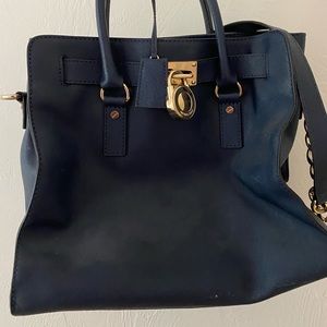 Michael Kors Navy Tote Bag
